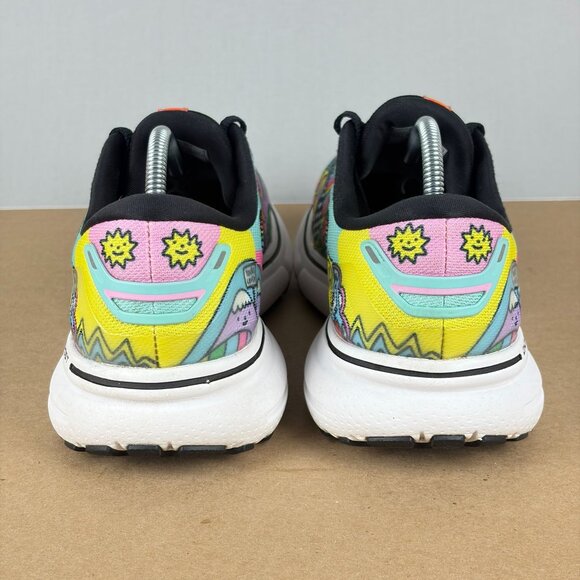 Brooks Ghost 15 Run Proud Athletic Running Shoes Womens 8.5 Pride Multicolor - Picture 4 of 10